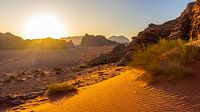 Sonnenaufgang in Wadi Rum, Jordanien