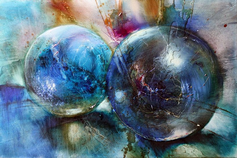 Blaue Murmeln von Annette Schmucker