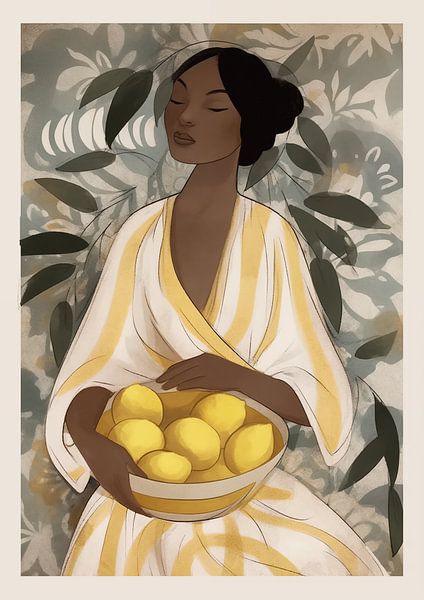 Citrus Garden woman par Andreas Magnusson