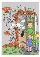 Mama met kinderen post