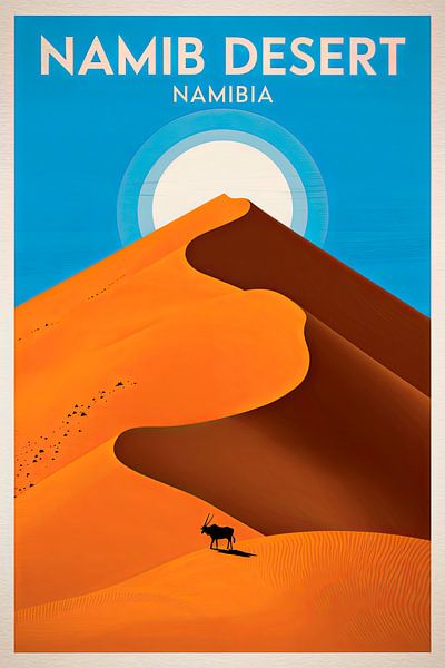 Désert du Namib, Namibie. par Poster Art Shop