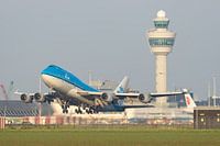 klm boeing 747 take off