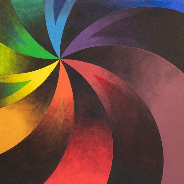 Black hole in full color by Henk Schellekens