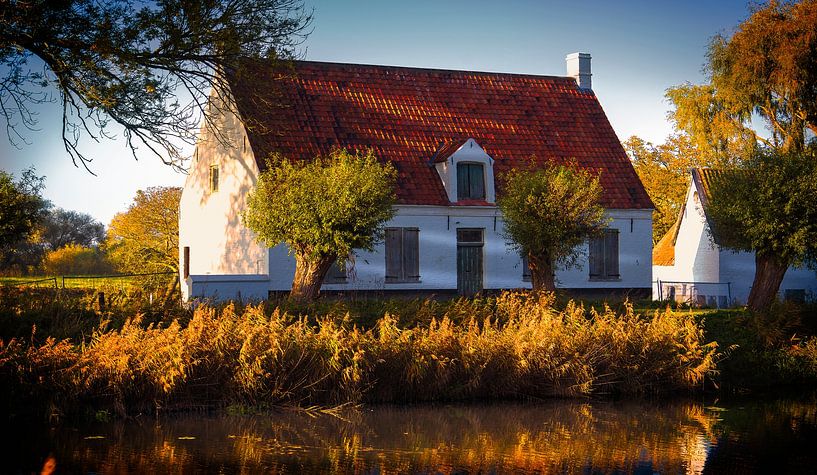 4056 Entlang des Kanals in Damme von Adrien Hendrickx