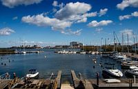 Jachthaven in Kopenhagen, Denemarken