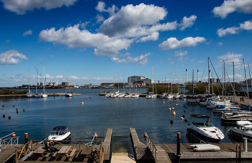 Jachthaven in Kopenhagen, Denemarken par Martin Boerman