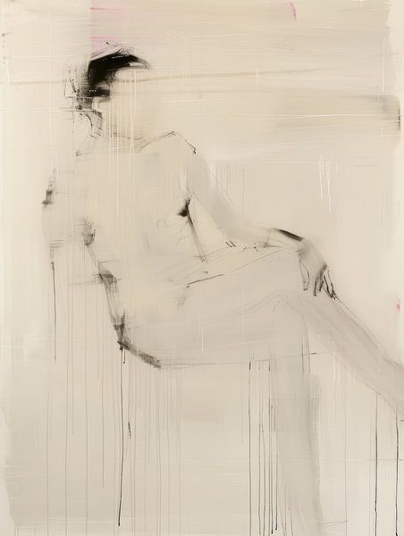 Figürliches Porträt, Minimalismus von Japandi Art Studio