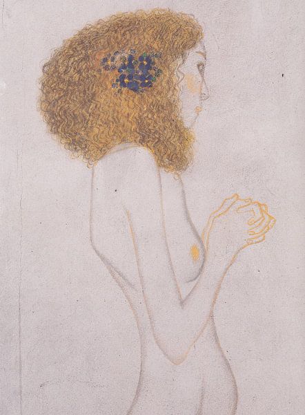 Gustav Klimt - The Sufferings of Weak People (1902) by Peter Balan