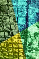 Urban Fragments: An Abstract Symphony of Colour and Texture