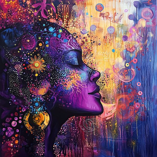 The soul of mother earth spiritual art by Mel Digital Art