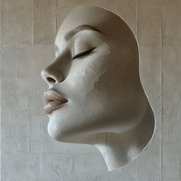 Gesicht einer Frau Stilleben von Kunst Laune