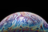 Planet soap bubble