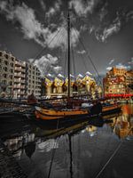 Segelbot im Oudehaven Rotterdam