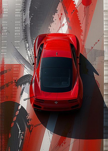 Maza : Toile cramoisie par John Dan