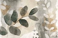 Abstrait botanique dans le style japonais