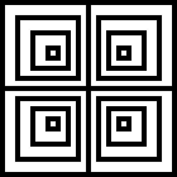 Verschachtelt | Versetzt | 02x02x02 | N=04 | V39 | W von Gerhard Haberern