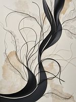Whispers of Motion - Vertical Abstract Wall Art