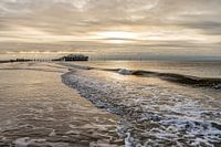 Gouden strand in Sankt Peter-Ording