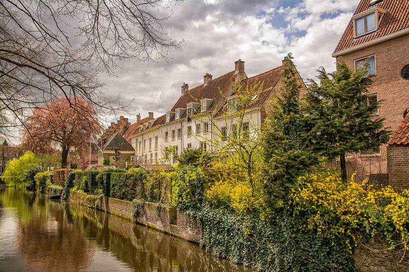 Amserfoort,  muurhuizen gezien vanaf de zuidsingel von Dick Kattestaart