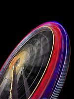 Stuttgarter Wasen/Festival du printemps Grande roue avec exposition de longue durée, Cannstatter Vol