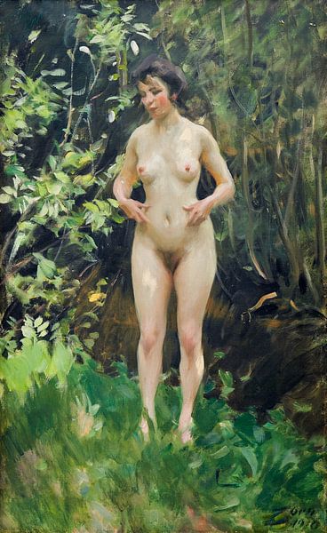 Femme nue, Leda - Anders Zorn -1910 par Atelier Liesjes