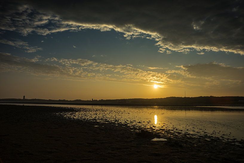 Zonsondergang op de Wadden von Jan Peter Mulder