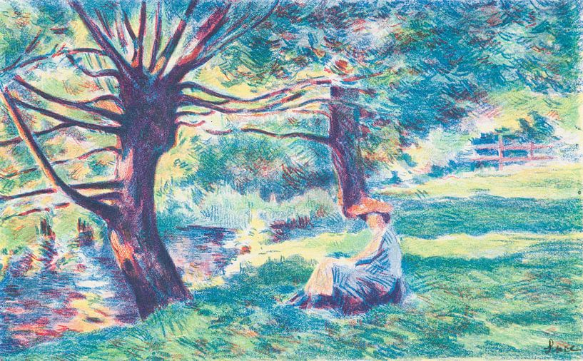 Les environs de Vernon, Maximilien Luce par Des maîtres magistraux