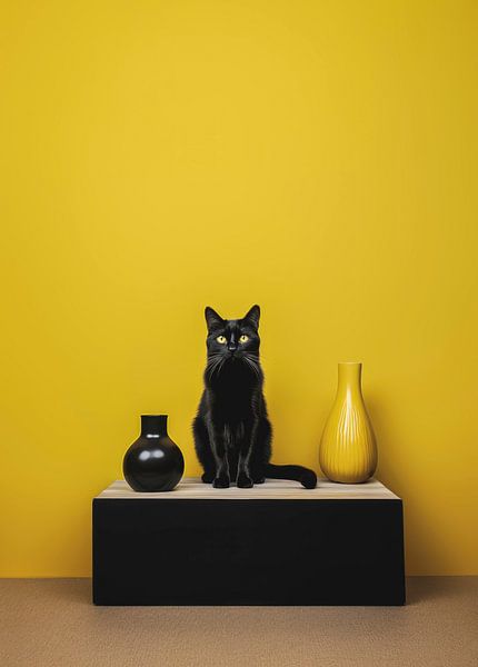 Minimalismus mit Katze von Harry Cathunter
