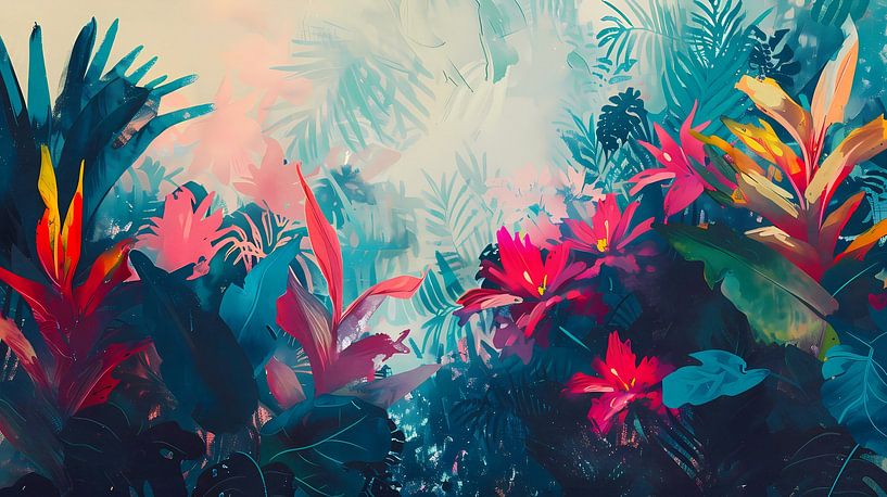 Tropical Garden by Angel Estevez