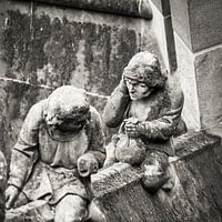 The air arch statues or spouts of St. John's Cathedral in 's-Hertogenbosch,