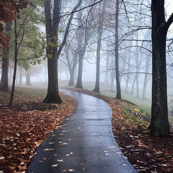 Paysage forestier mystique par Poster Art Shop