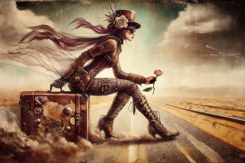 Steampunk Lady by Silvio Schoisswohl