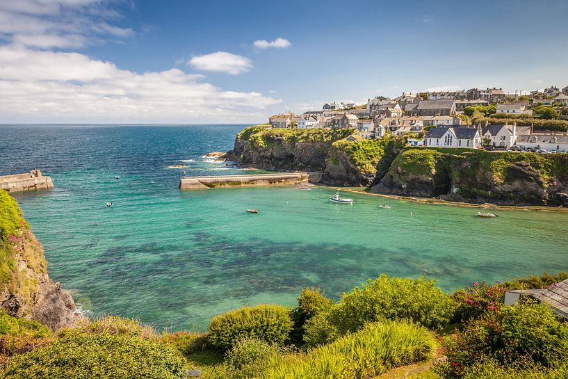 Harbour of Port Isaac, Cornwall by Christian Müringer