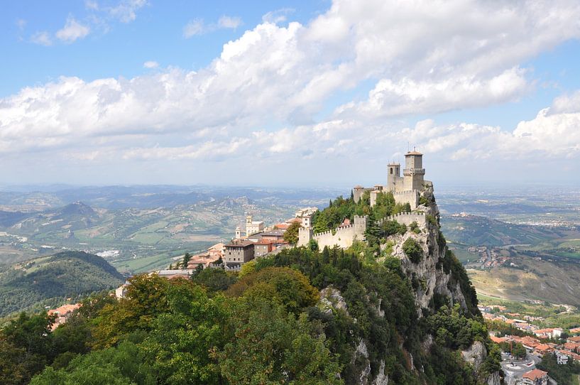 San Marino's towers and views by Martin Van der Pluym