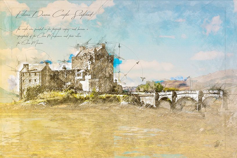 Eilean Donan Castle, Schottland von Theodor Decker