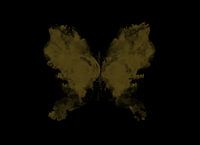Donkere vlinder kunst