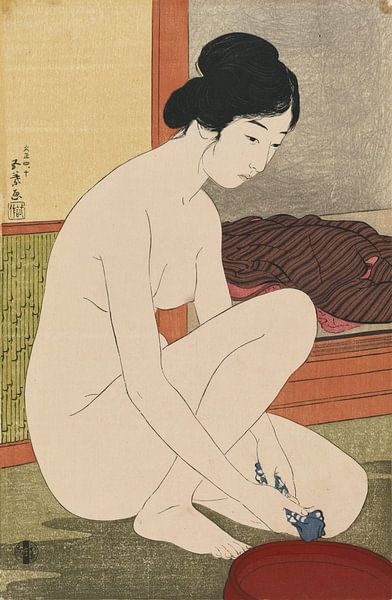 Badende Frau - Hashiguchi Goyo, 1915 von Atelier Liesjes