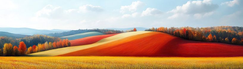 Autumn Whisper by Abstract Painting