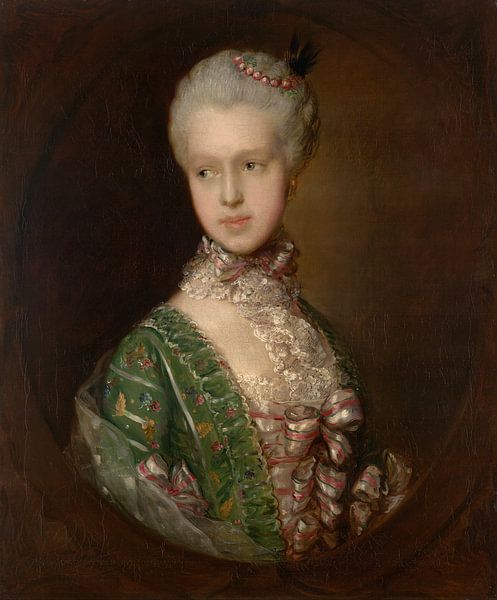 Elizabeth Wrottesley, spätere Herzogin von Grafton, Thomas Gainsborough von Meisterhafte Meister