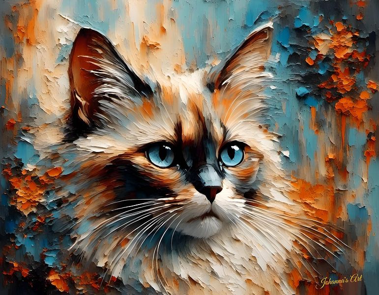 Prächtige Katze (4) von Johannas Art Creations
