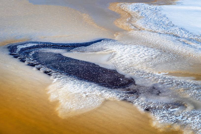 Eisabstraktion von Ko Hoogesteger