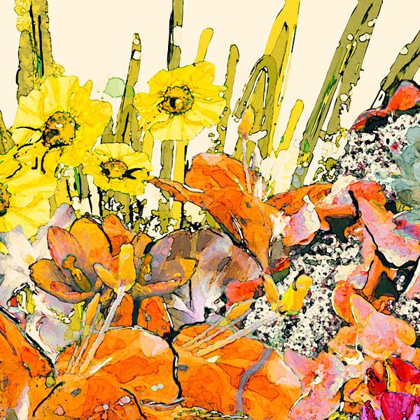 Tends to orange by Henk van Os