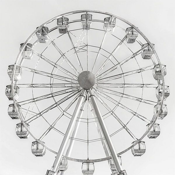 Le virage brillant - La grande roue joyeuse du champ de foire par Karina Brouwer