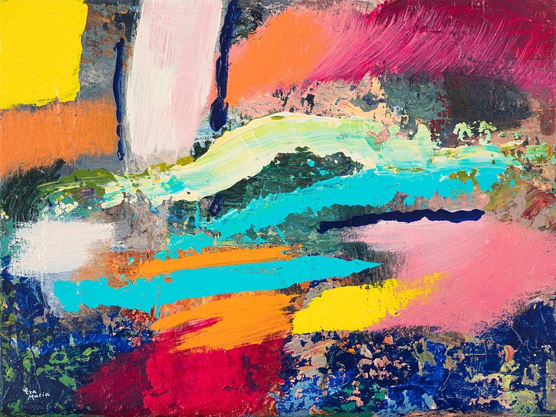 Künstliche Welt | Abstrakte Kunst von ART Eva Maria