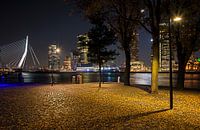 Rotterdam parkkade  bij nacht