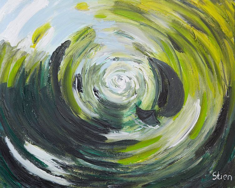 Sturm im Wasserglas von Stien Art