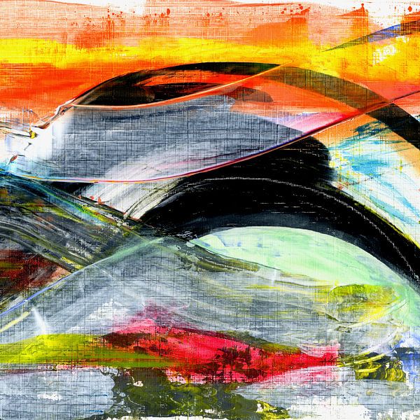 Quadratische Abstraktion #115 von Tymn Lintell