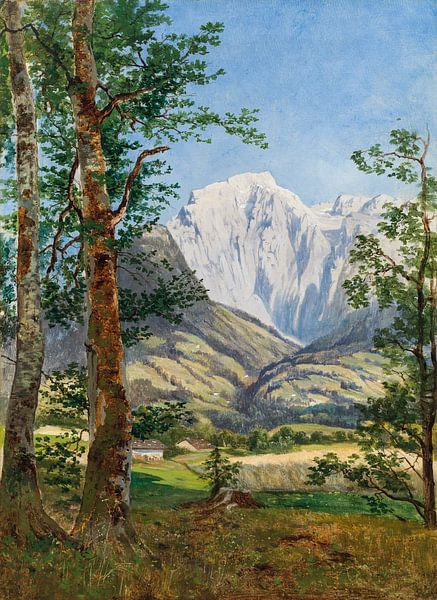 Theodor von Hörmann, View of the Hoher Göll near Berchtesgaden, circa 1879 by Atelier Liesjes