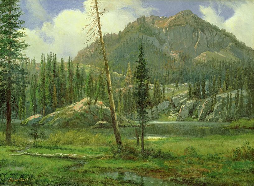 Albert Bierstadt,Sierra Nevada Gebirge von finemasterpiece