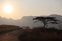 Coucher de soleil en Afrique du Sud